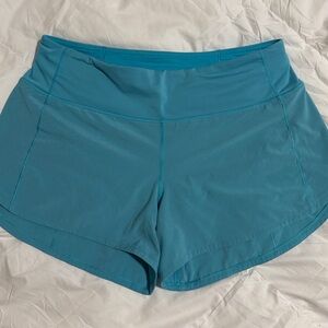 Lululemon Athletic 8 Speed Shorts Women's Teal